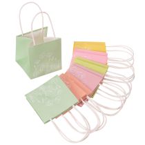 Product Gift bag with floral design, small gift bag for special occasions, 12cm, 12 pieces