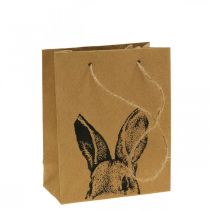 Product Gift bag Easter paper bag rabbit brown 12×6×15cm 8 pcs