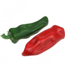 Product Bell pepper shop window decoration vegetable decoration assorted H14cm 4pcs