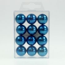 Product Decorative Beads Ø2cm Blue 12 pcs