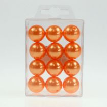 Product Decorative Beads Ø2cm Orange 12 pcs