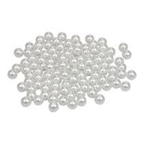 Decorative beads for threading craft beads white 8mm 300g