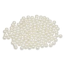 Product Beads for threading craft beads cream white 6mm 300g