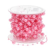 Product Pearl cord pink 6mm 15m