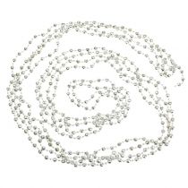 Christmas Tree Decoration Pearl Garland Light green 7m