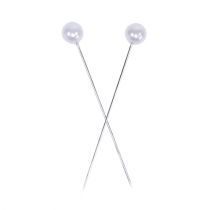 Product Pearl head pins white Ø8mm L65mm 55p