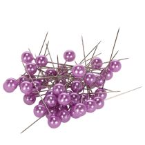 Product Beading pins purple Ø10mm 60mm