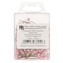 Product Pearl Head Pins Pink Ø4mm 4cm 150 Pieces
