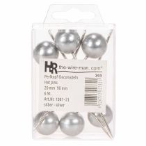 Product Beading pins silver Ø20mm 90mm