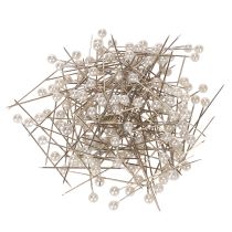 Product Pearl Head Pins White Ø4mm 40mm for Floral and Craft Decoration