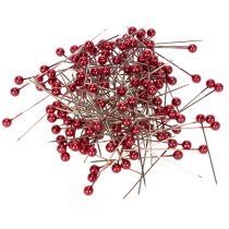 Product Pearl Head Pins Red Decorative Pins for Florists Ø4mm 40mm Set of 150