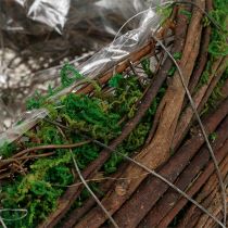 Product Planter Heart Vine Moss 21cm x 26cm H6cm