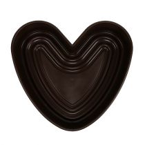Product Plant heart "Amora" brown 35 x 35cm, 1pc