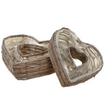 Product Plant Heart Plant Bowl Heart Natural Grey 30/40cm Set of 2
