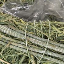 Product Decorative Heart from Natural Grass with Foil Insert 14cm Set of 2