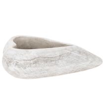 Product Decorative heart-shaped bowl, grey; small heart-shaped planter, 19cm
