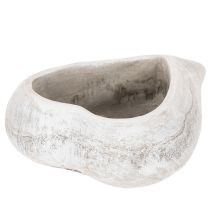 Product Decorative heart-shaped bowl, grey; small heart-shaped planter, 19cm
