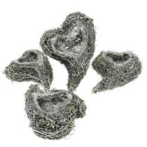 Product Plant heart vine 15cm x 23cm x5cm white 4 pcs