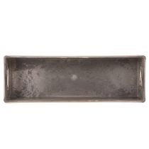 Product Compact Rectangular Decorative Tray for Home and Plant Arrangements, 23cm, Anthracite