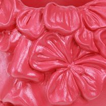 Product Plant Head Polyresin Bust Planter Pink 13.5×13×14cm