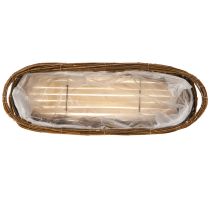 Product Plant basket with handles, oval brown 57/50/42cm, set of 3