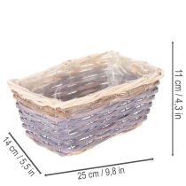 Product ProductName  
Rectangular Wooden Plant Baskets with Plastic Lining 25cm Set of 4  

ProductDescription  
<div>  
<h2>Rectangular Wooden Plant Baskets with Plastic Lining</h2>  

<p>Bring a practical yet decorative touch to your living spaces with these re