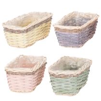 Product ProductName  
Rectangular Wooden Plant Baskets with Plastic Lining 25cm Set of 4  

ProductDescription  
<div>  
<h2>Rectangular Wooden Plant Baskets with Plastic Lining</h2>  

<p>Bring a practical yet decorative touch to your living spaces with these re