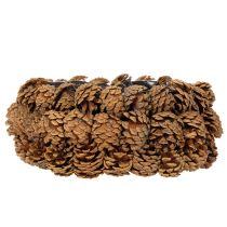 Product Round Pinecone Bowl for Planting, 30cm, Natural Brown