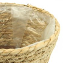 Plant basket planter seagrass basket deco nature Ø19cm H16cm