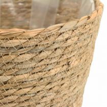 Plant basket planter seagrass basket deco nature Ø23cm H20cm