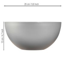 Product Plant pot plastic flower bowl grey Ø25cm H12cm