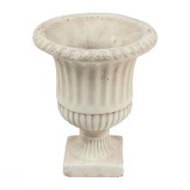 Product Plant pot trophy concrete decorative flower pot antique Ø19cm H24cm