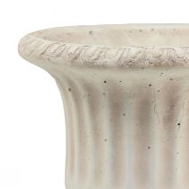 Product Plant pot trophy concrete decorative flower pot antique Ø19cm H24cm