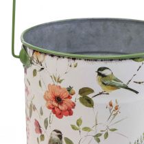 Product Plant pot vintage decorative metal bucket Ø18/15/12cm set of 3