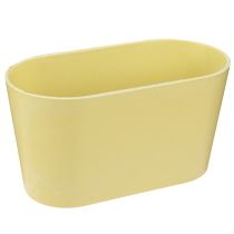 Product Plant Bowl Oval Yellow Decorative Bowl Plastic 20×10×11cm 3pcs