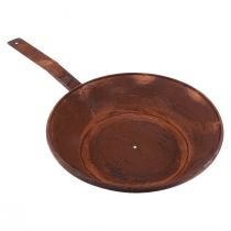 Plant bowl rust pan with handle planter metal Ø31cm