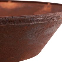Product Plant bowl rust pan with handle planter metal Ø31cm
