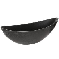 Product Planting Boat Plastic Anthracite Bowl 28×9×9cm 3pcs