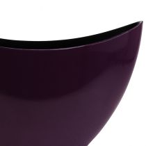 Product Plant boat decorative bowl purple 20×9cm H12cm