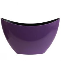 Plant boat decorative bowl purple 20×9cm H12cm