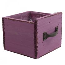 Product Plant drawer wooden decorative plant box purple 12.5cm