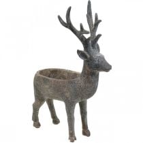 Plant pot deer decorative reindeer flower pot H39.5cm
