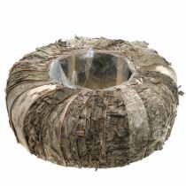 Product Planter around birch bark planter table decoration Ø35cm H12cm