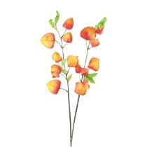 Artificial flower orange lantern flower Physalis decorative silk flowers 93cm 2pcs
