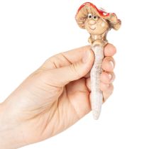 Product Red Mushroom Stick Figures – Boy and Girl Ceramic Set, 13cm – Pack of 2