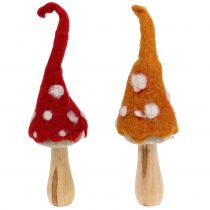 Product Mushrooms for Standing Autumn Decoration 2 pcs