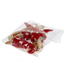 Product Decorative felt mushrooms red, orange 6pcs