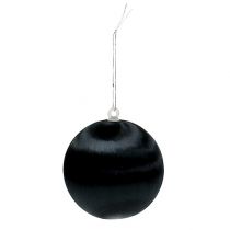 Plastic ball black Ø6cm 6pcs