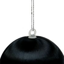 Plastic ball black Ø6cm 6pcs