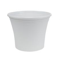 Product Plastic pot “Irys” white Ø19cm H16cm, 1pc